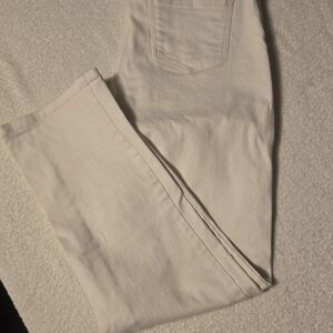 Gloria Vanderbilt Cream Trousers